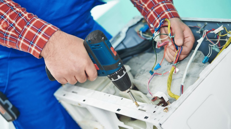 Sultangazi Panasonic Panasonic çamaşır makinesi kart tamiri – Su almama arızası orijinal parça ile giderildi. - Teknik servis örneği